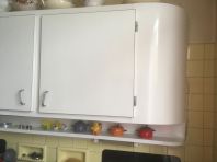 Une cuisine au meuble bois d&lsquo;une autre époque fait sur mesure !