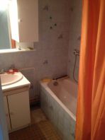 La salle de bains à mon arrivée