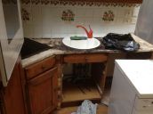 Une cuisine rustique qui a besoin d&lsquo;être rénovée !